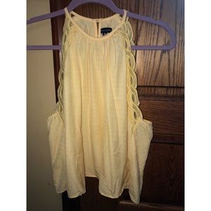 Kendall & Kylie Yellow Tank Top